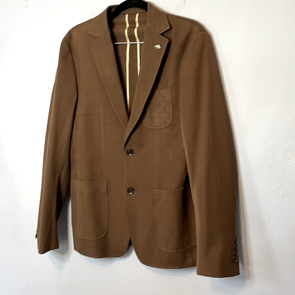 NWOT The Trunk Club Custom from Nordstroms Jacket in Brown Stretch
